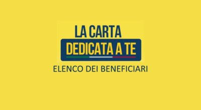 Lista beneficiari carta  Dedicata a Te anno 2025