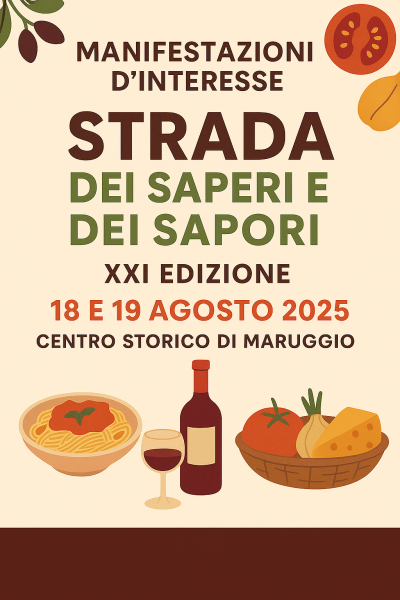 ESTATE D’ANIMO 2025 -  STRADA DEI SAPERI E DEI SAPORI XXI EDIZION...