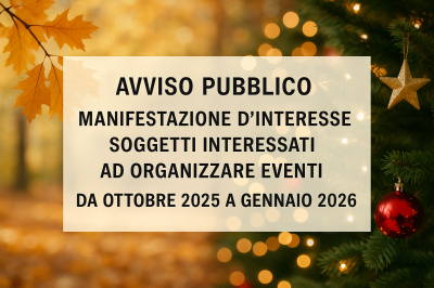 AVVISO PUBBLICO PER MANIFESTAZIONE D’INTERESSE PER LA RICERCA DI SOGGET...