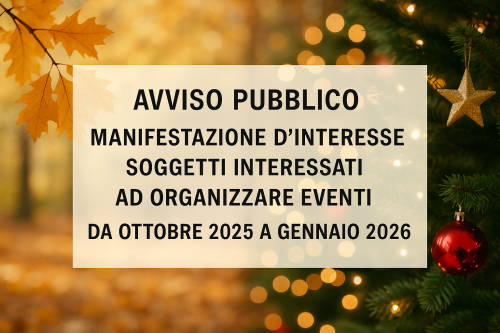 AVVISO PUBBLICO PER MANIFESTAZIONE D’INTERESSE PER LA RICERCA DI SOGGET...