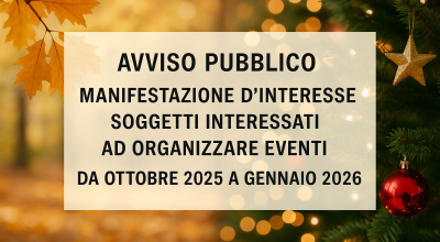 AVVISO PUBBLICO PER MANIFESTAZIONE D’INTERESSE PER LA RICERCA DI SOGGET...
